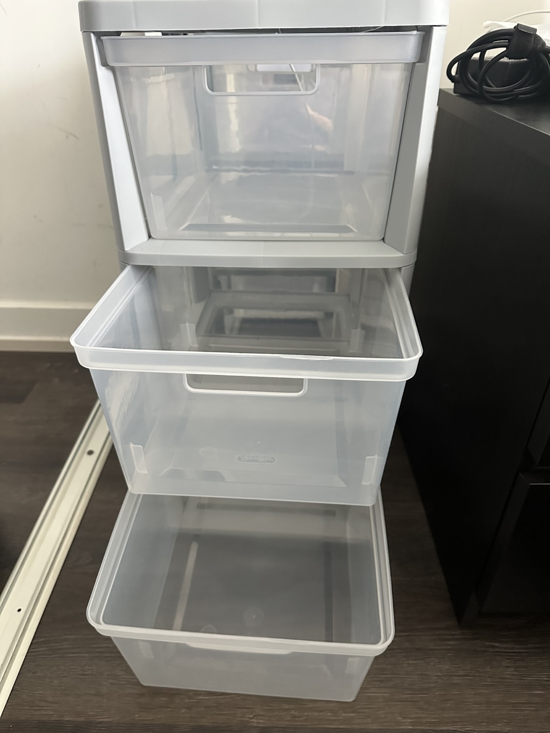 3-Drawer Plastic Storage Organizer - photo 2