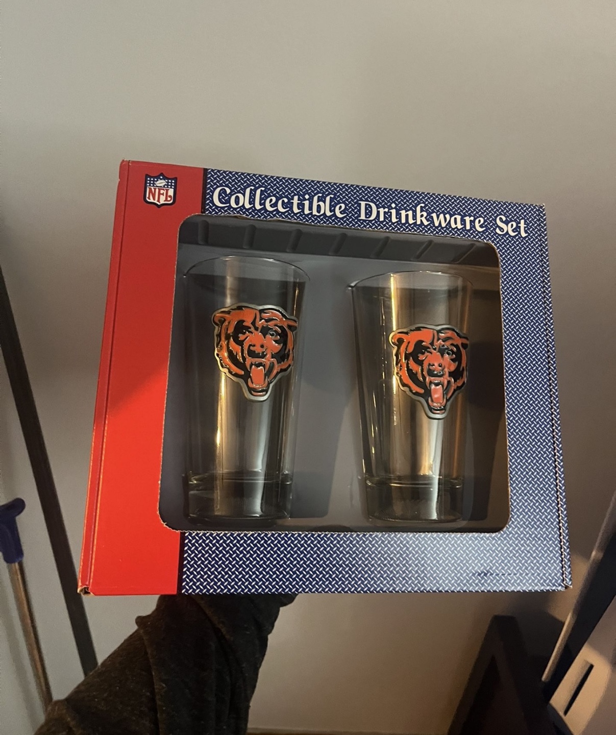 Chicago Bears Collectible Pint Glass Set