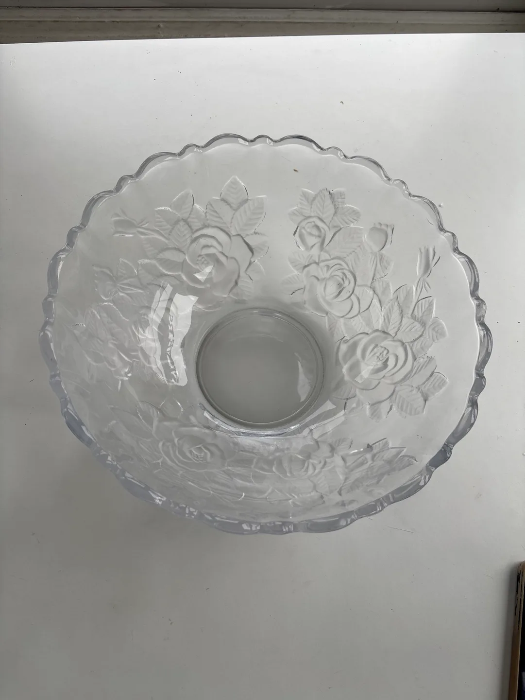 Mikasa Large Crystal Rose Bowl image indicator(2)