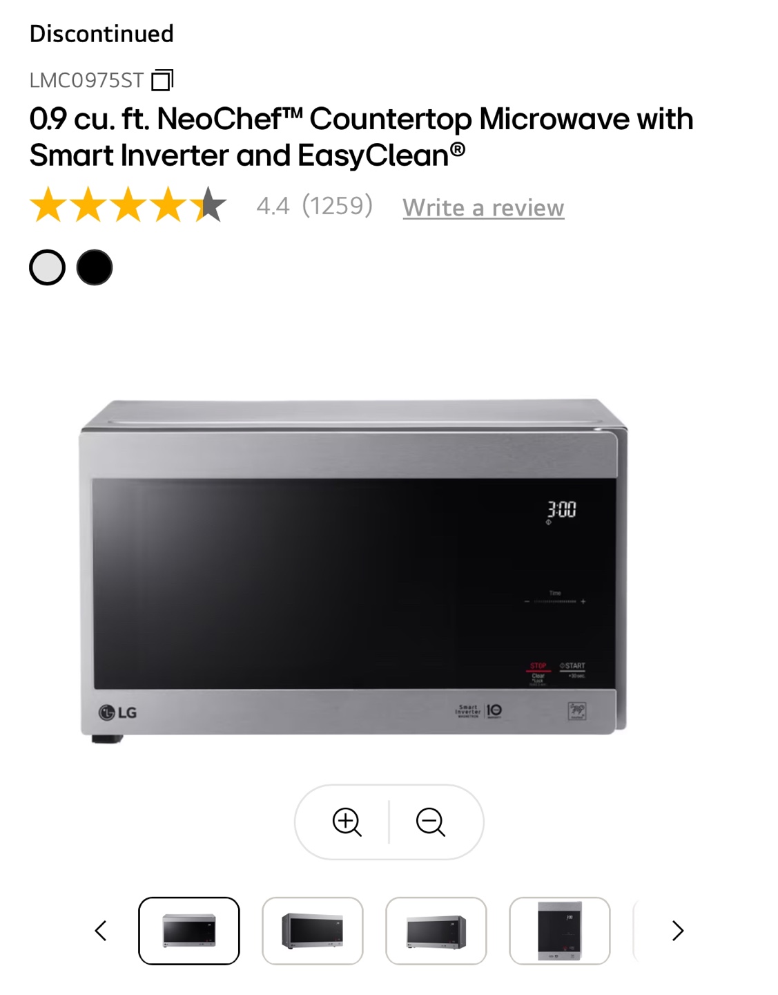 LG NeoChef Countertop Microwave - 0.9 cu. ft.