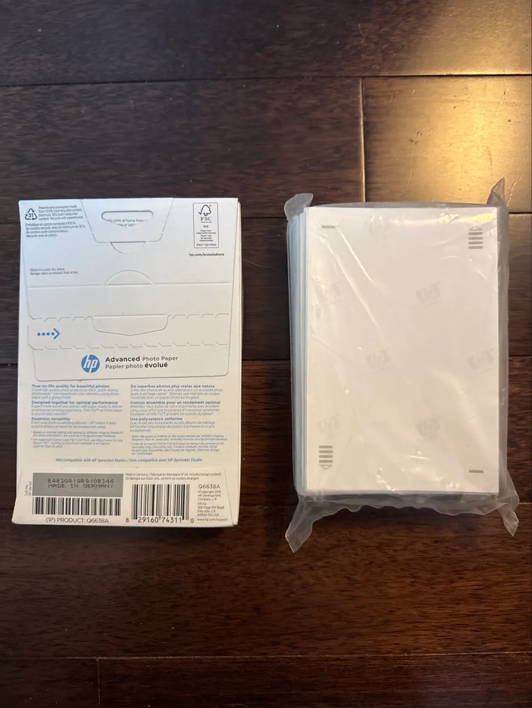 HP Advanced Photo Paper 4x6 250 sheets image indicator(3)