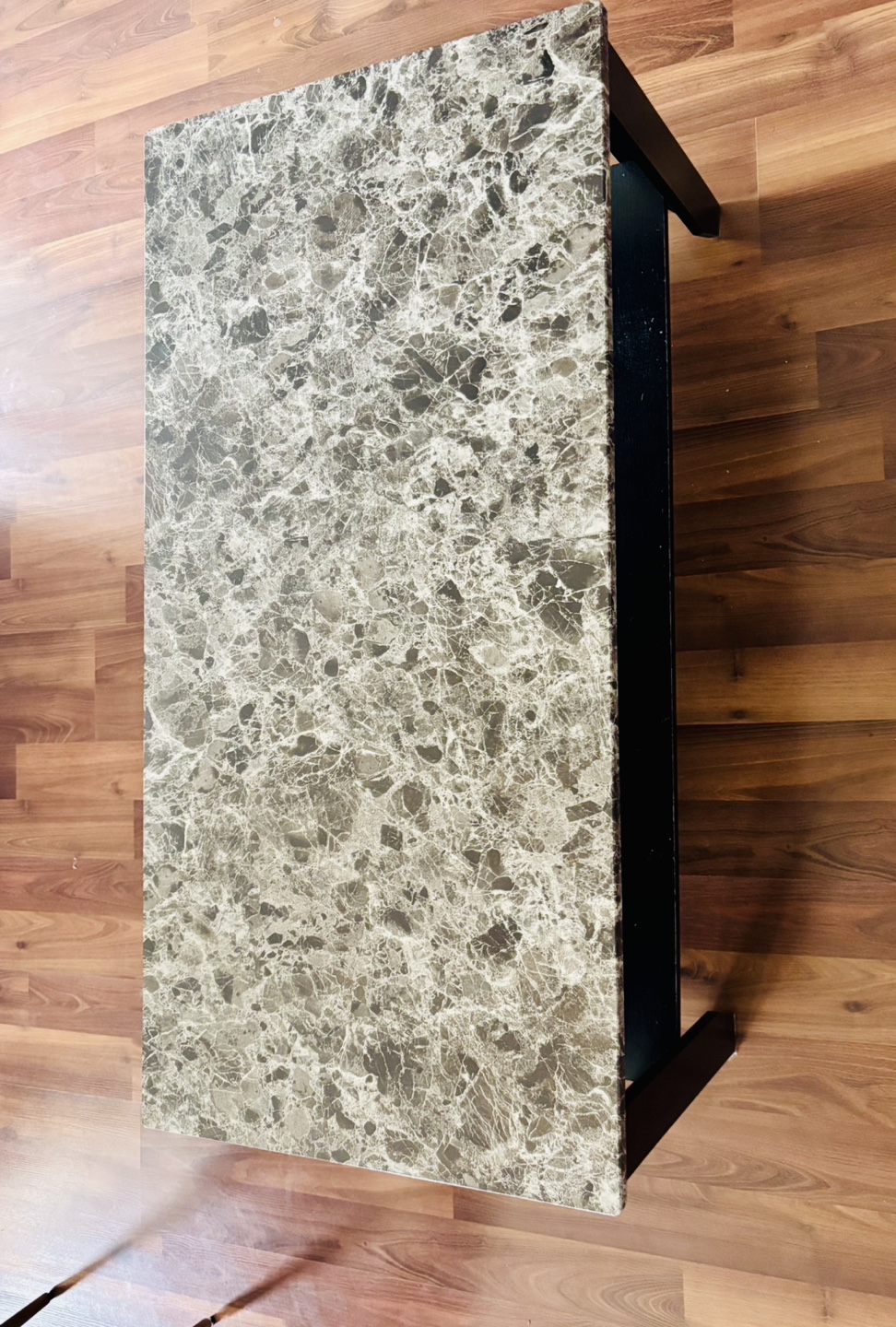 Marble finish wooden centre table - photo 2