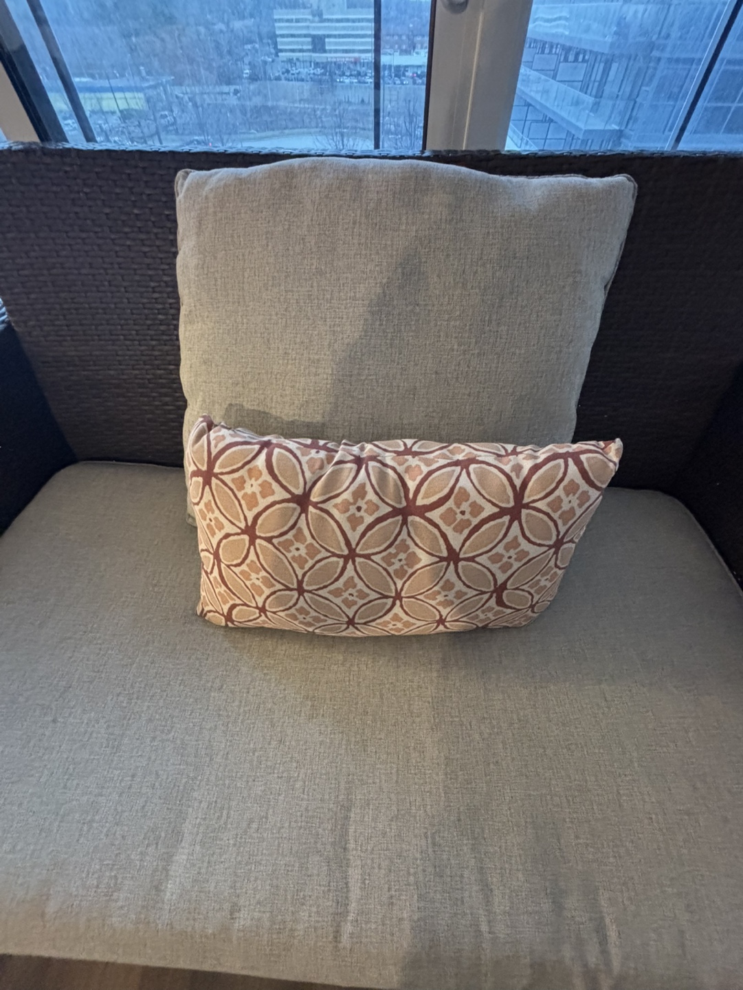Resin Wicker Patio Loveseat with Cushions - photo 2