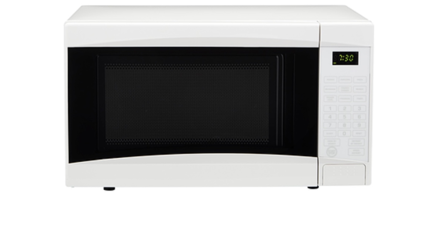 White 0.7 Cu. Ft. Countertop Microwave