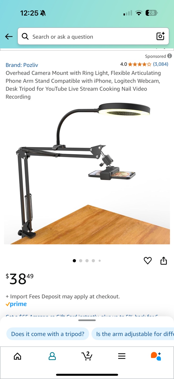 Ring Light with Tripod Stand - photo 3