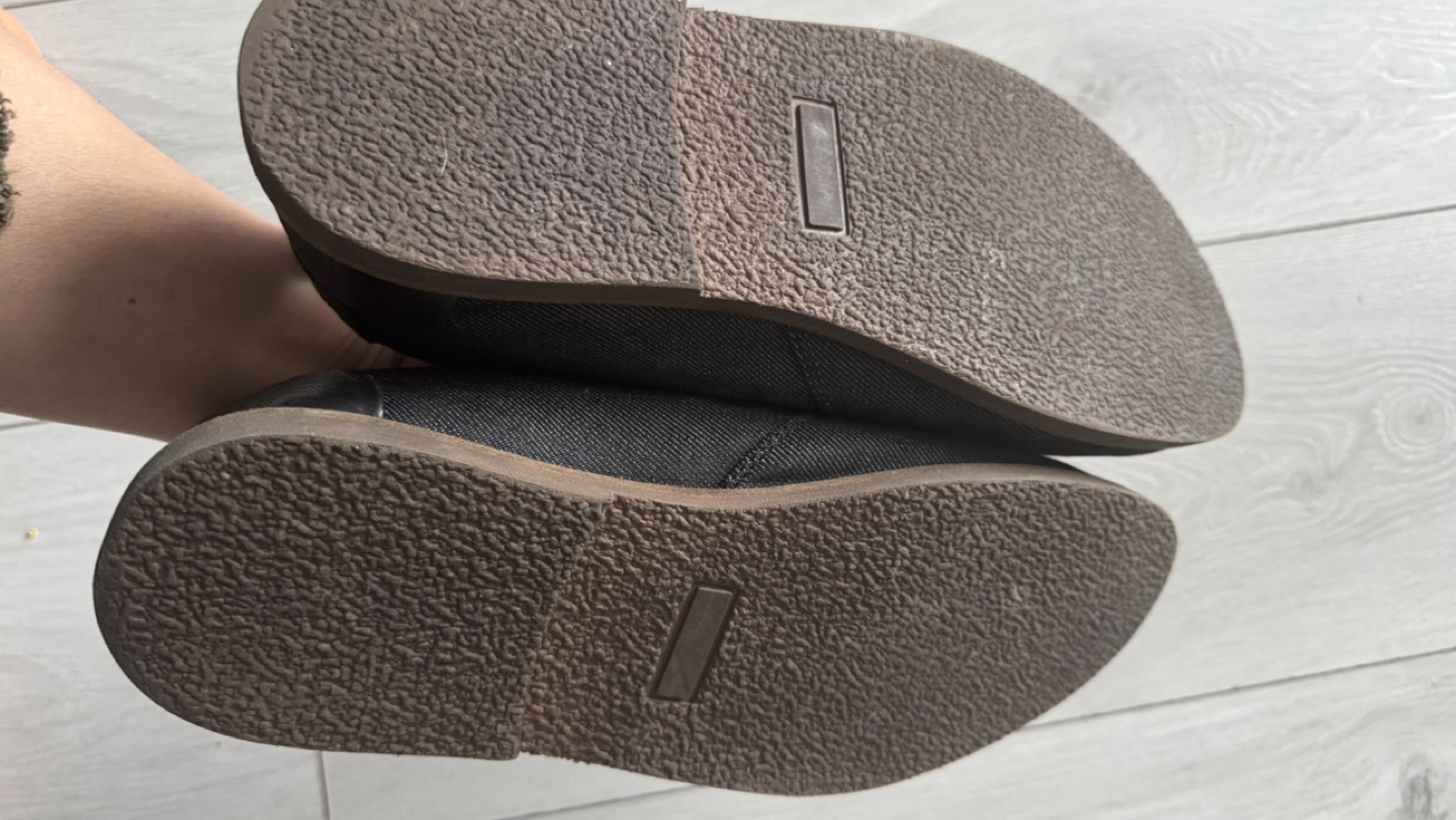 B2 Black Denim Slip-On Shoes - photo 4