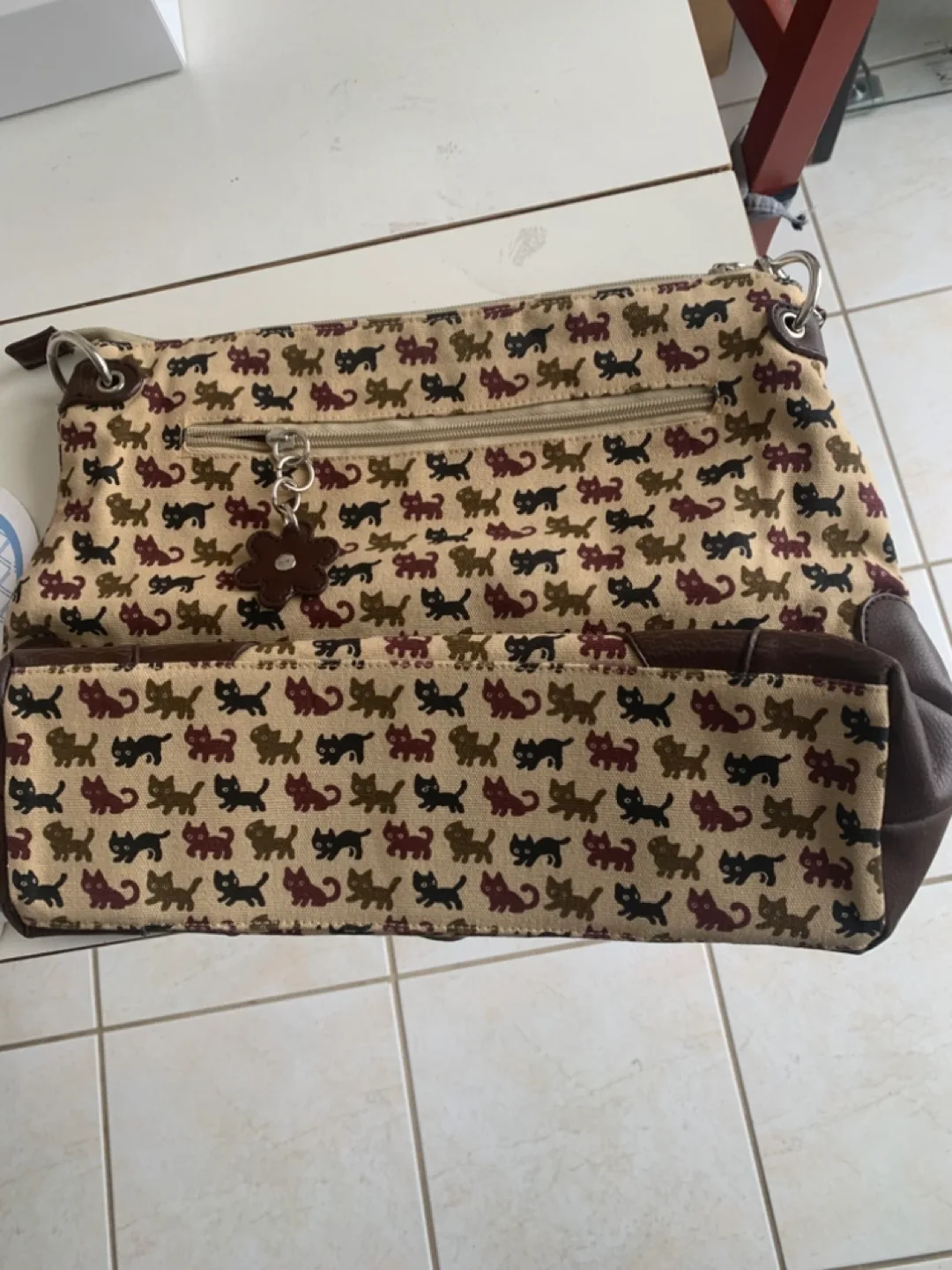 New Adorable Cat Print Crossbody/ Shoulder Bag Bag image indicator(3)