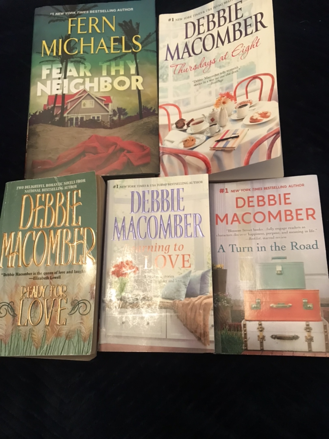 Lot of 5 Romance Novels