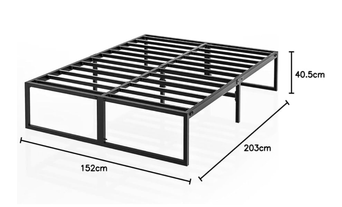 Queen Metal Platform Bed Frame - photo 2
