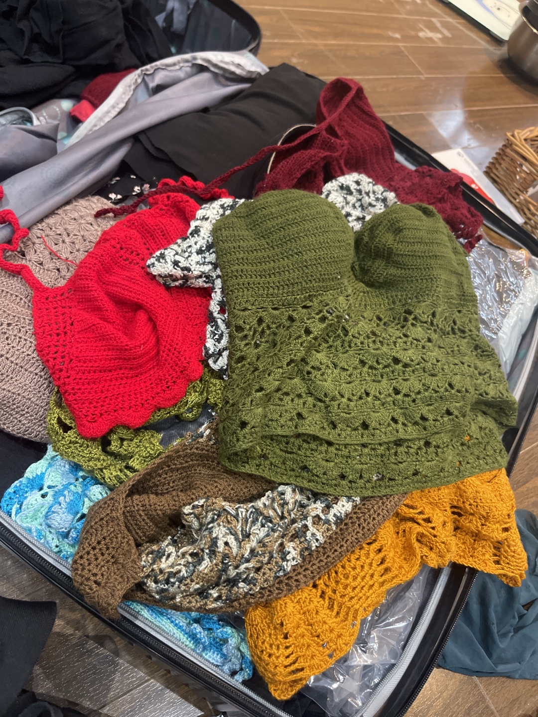 Bundle of Handmade Crochet Tops