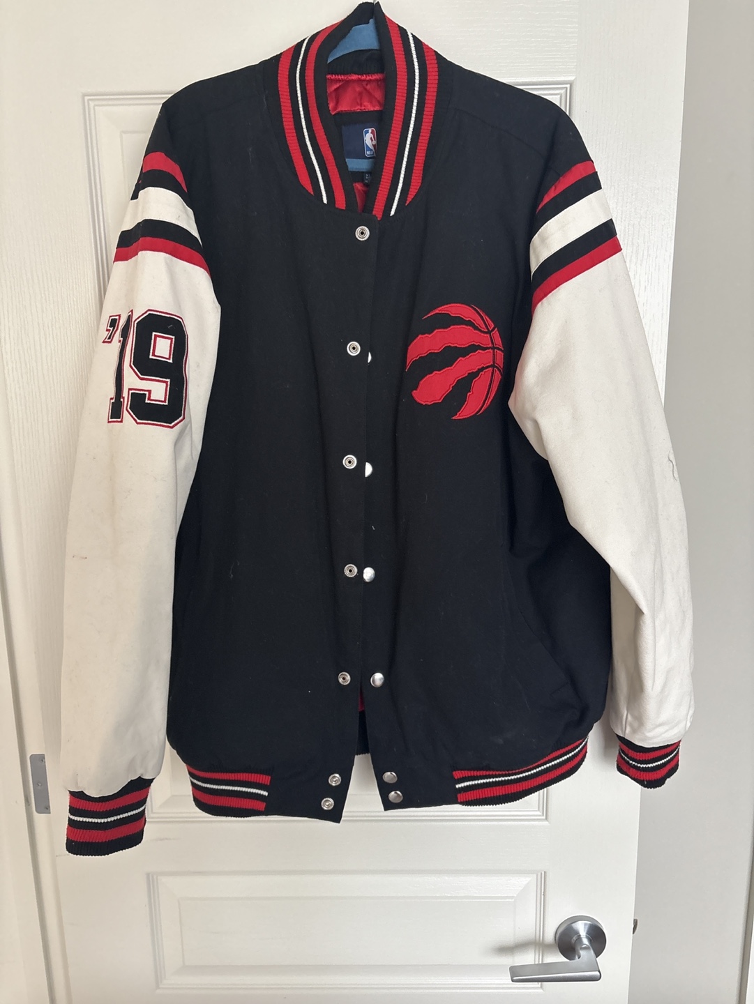 2019 NBA Champions Toronto Raptors Varsity Jacket - photo 2