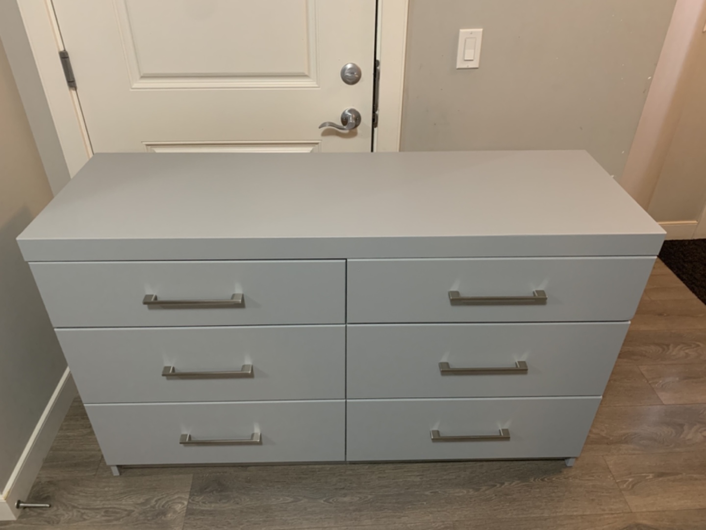 Grey Six-Drawer Dresser - photo 2