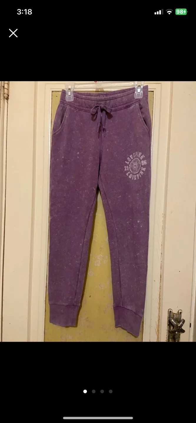 PINK Victoria’s Secret sweatpants/ leggings  szXS image indicator(9)