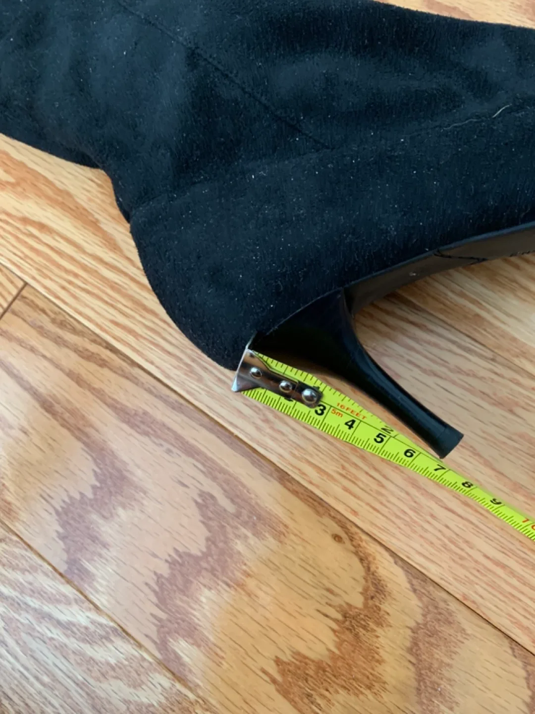 Black Enzo Angiolini Suede Knee-High Boots image indicator(6)