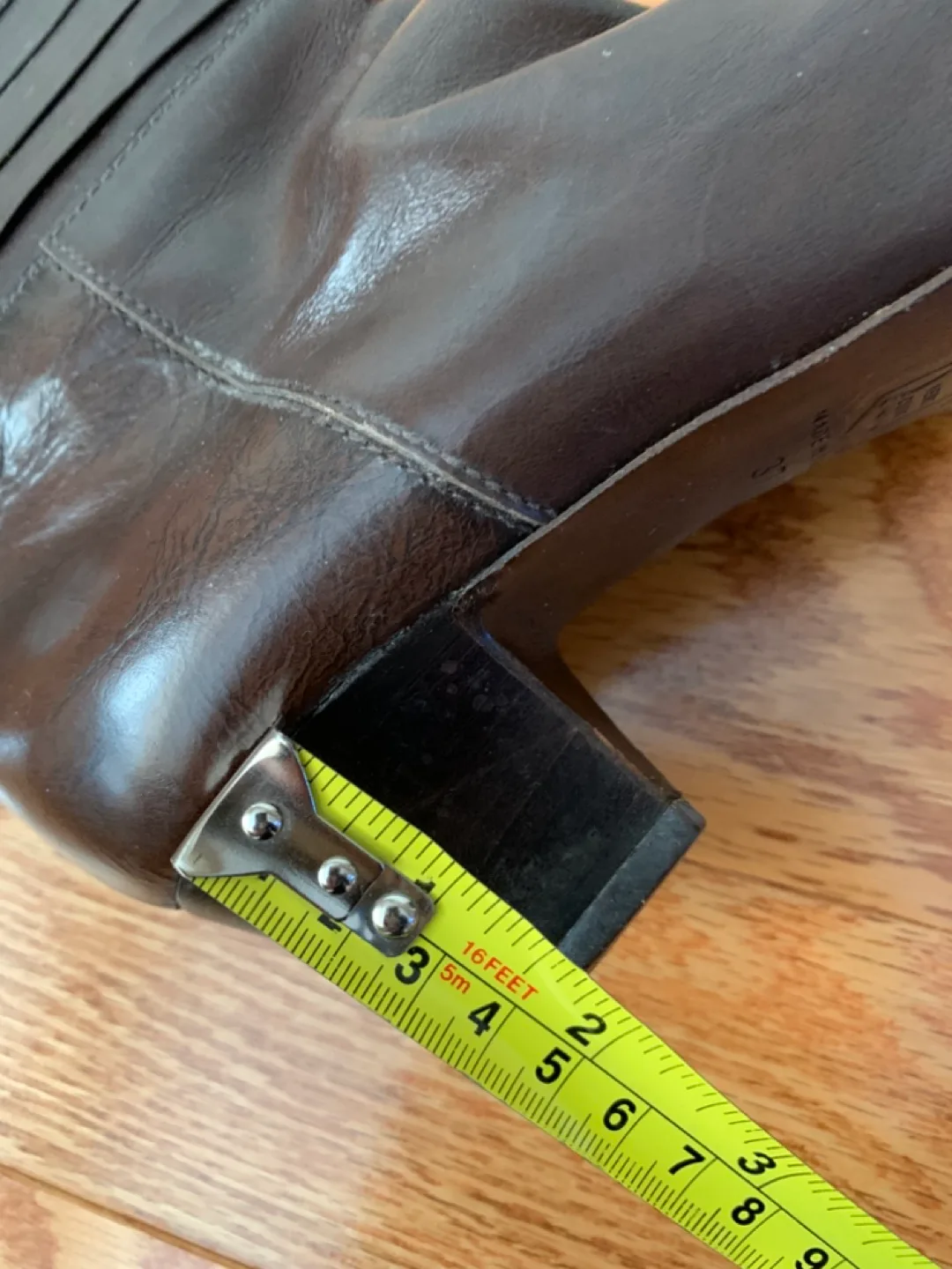 Dark Brown Italian Leather Knee-High Boots image indicator(5)