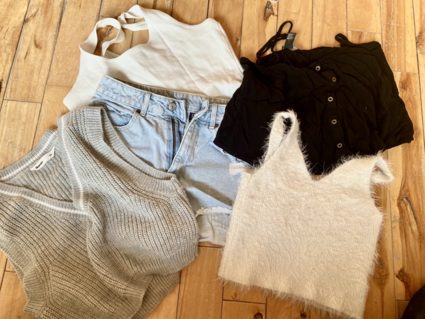 Women's Clothing Bundle: Shorts, Pants, Tops & Sweatshirts