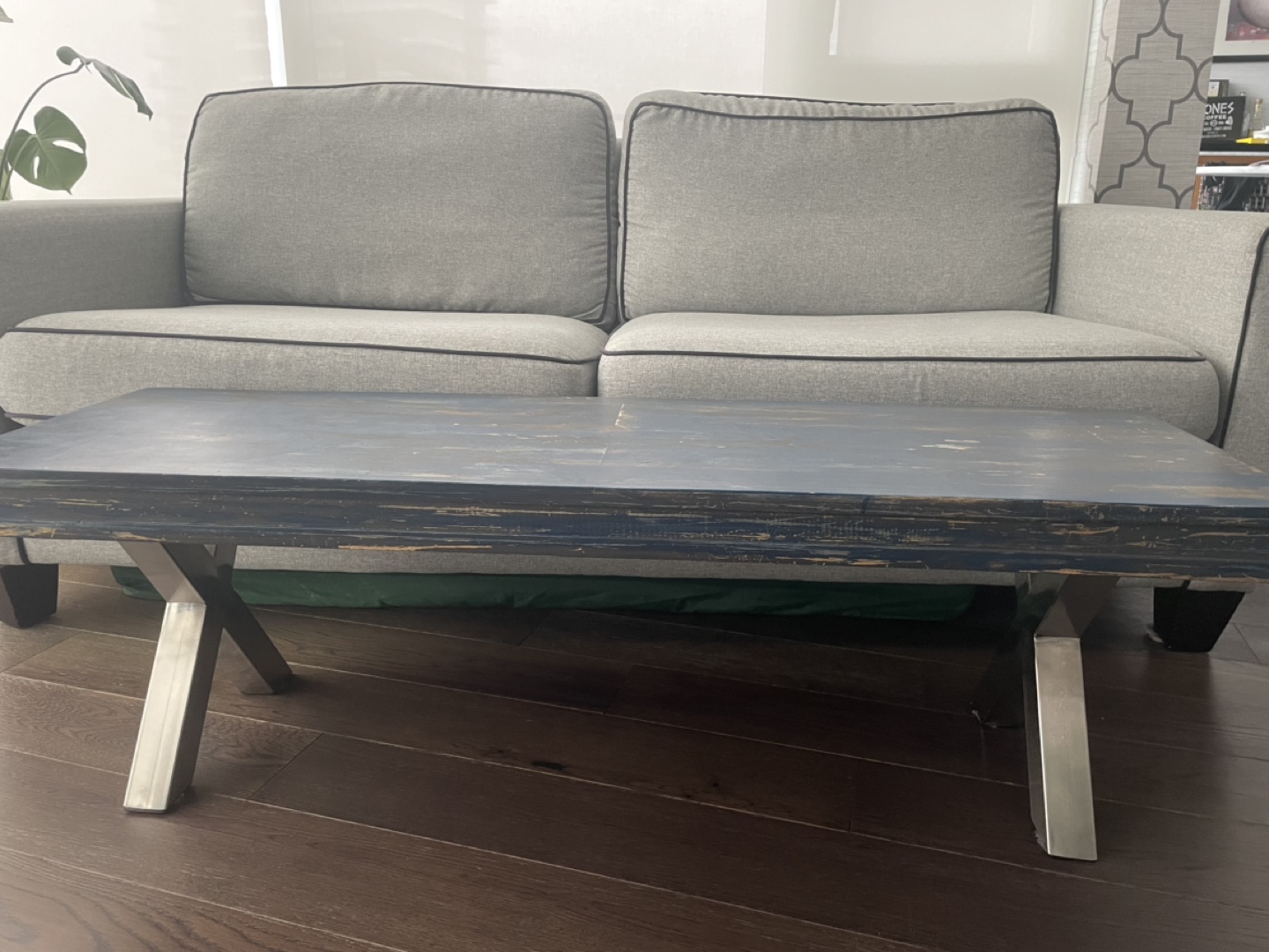 Grey Sofa and Coffee Table Set - photo 2