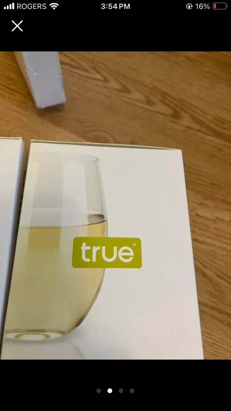 True Flexi Set of Four Plastic Wine Glasses image indicator(2)