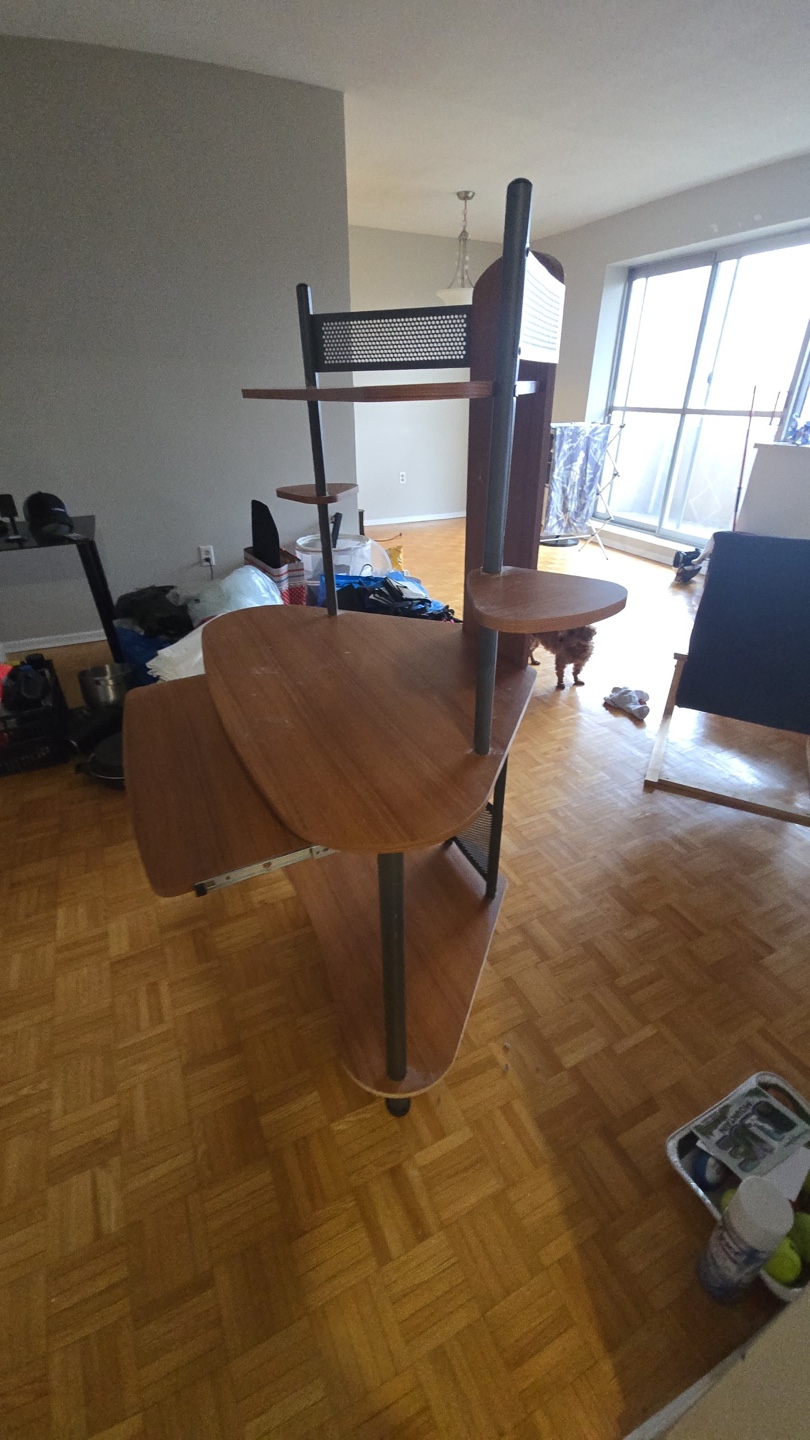 Corner Computer Desk with Shelves - photo 3