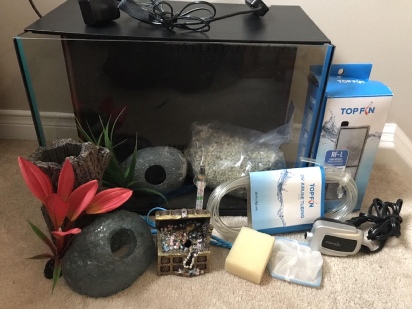Top Fin 5-Gallon Aquarium Kit with Accessories