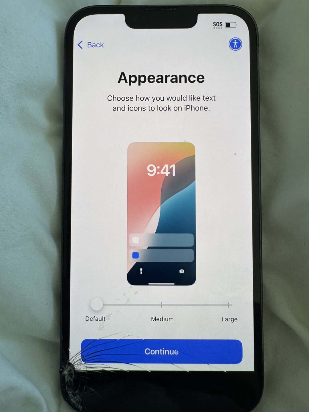 iPhone 13 Pro - 128GB - Sierra Green - Cracked Screen