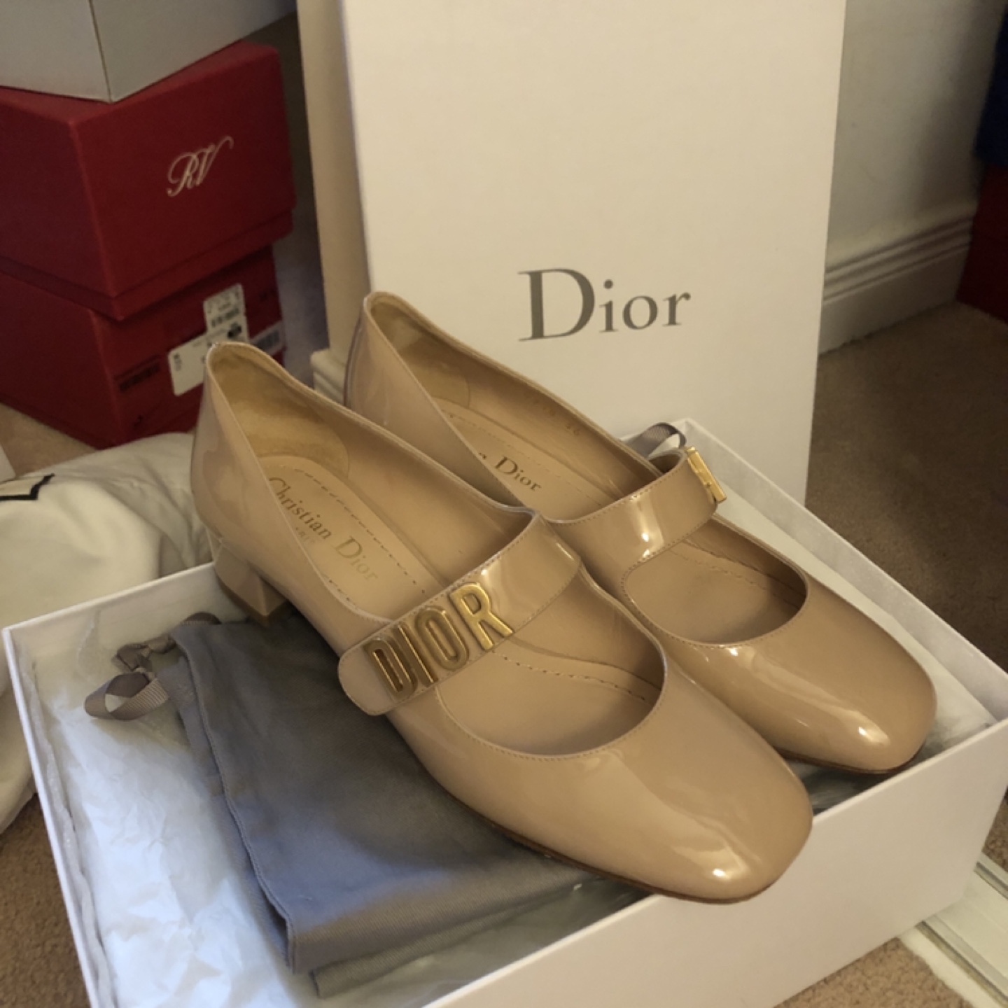 Christian Dior Patent Leather Ballerinas Size 36 - photo 4