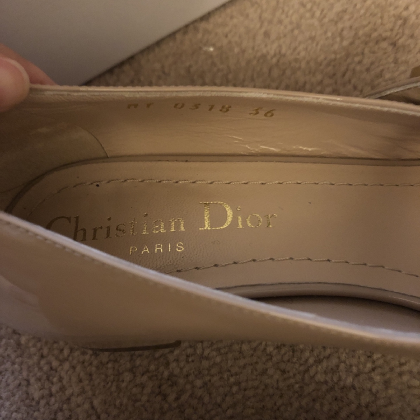 Christian Dior Patent Leather Ballerinas Size 36 - photo 5