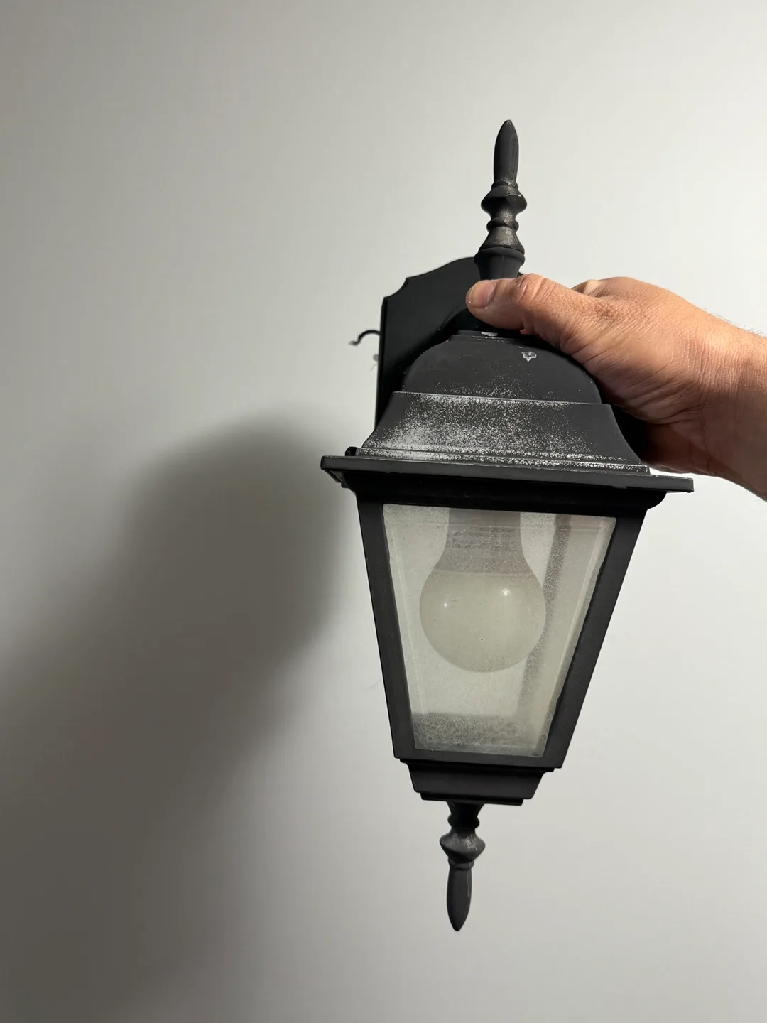 Black Outdoor Wall Lantern Light Fixture image indicator(2)