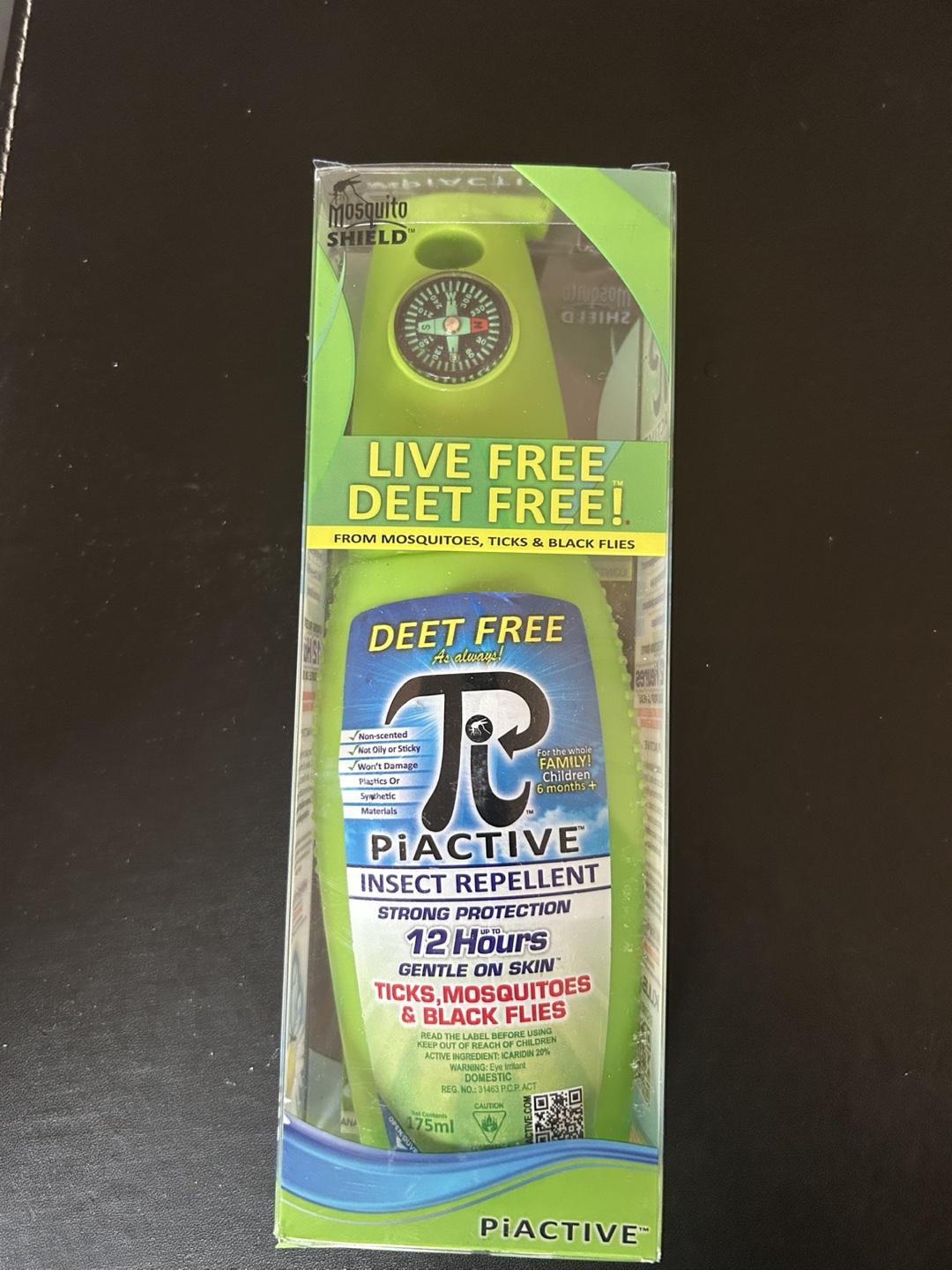 New PiACTIVE™ 12-Hour DEET-FREE Insect Repellent Spray + Compass - photo 3