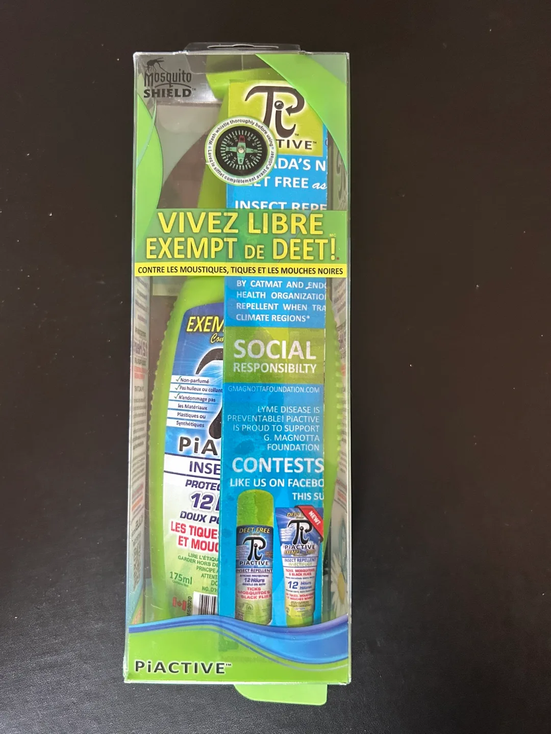 New PiACTIVE™ 12-Hour DEET-FREE Insect Repellent Spray + Compass image indicator(5)