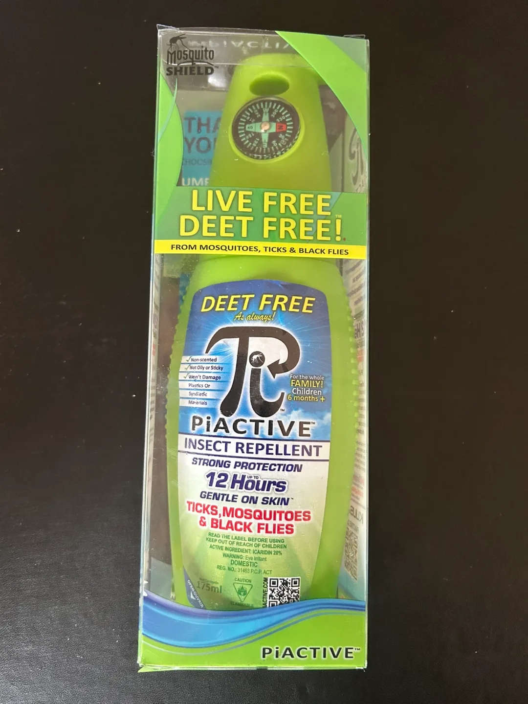 New PiACTIVE™ 12-Hour DEET-FREE Insect Repellent Spray + Compass image indicator(7)