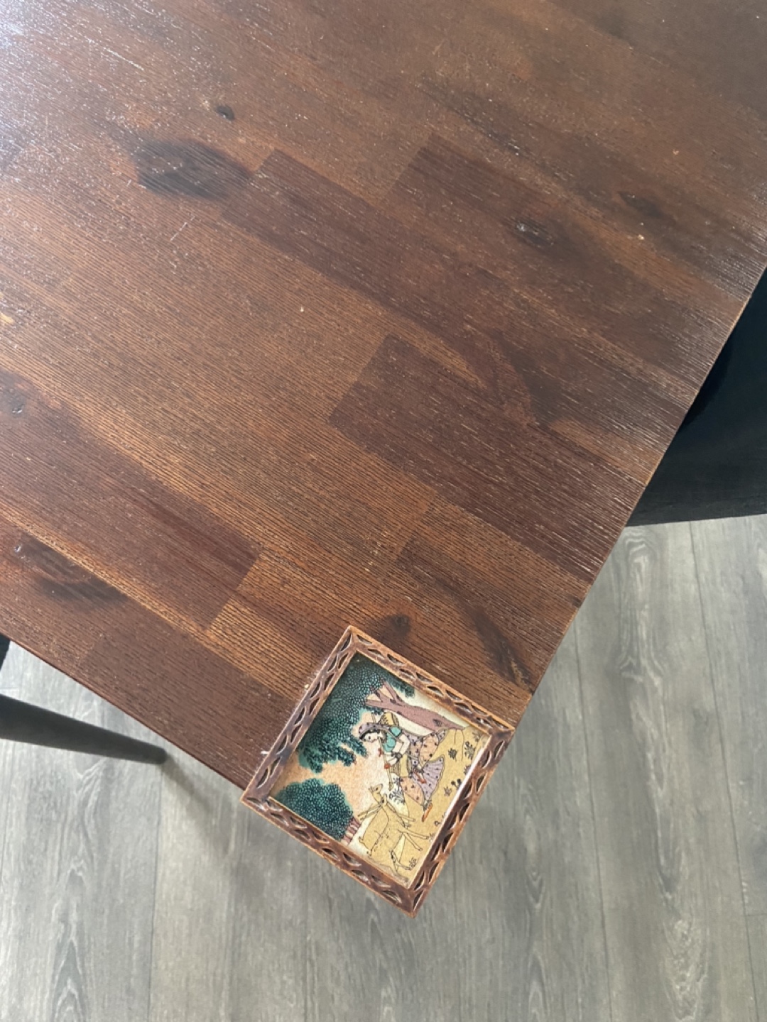 Four-Chair Dining Set with Unique Tabletop Accents - photo 3