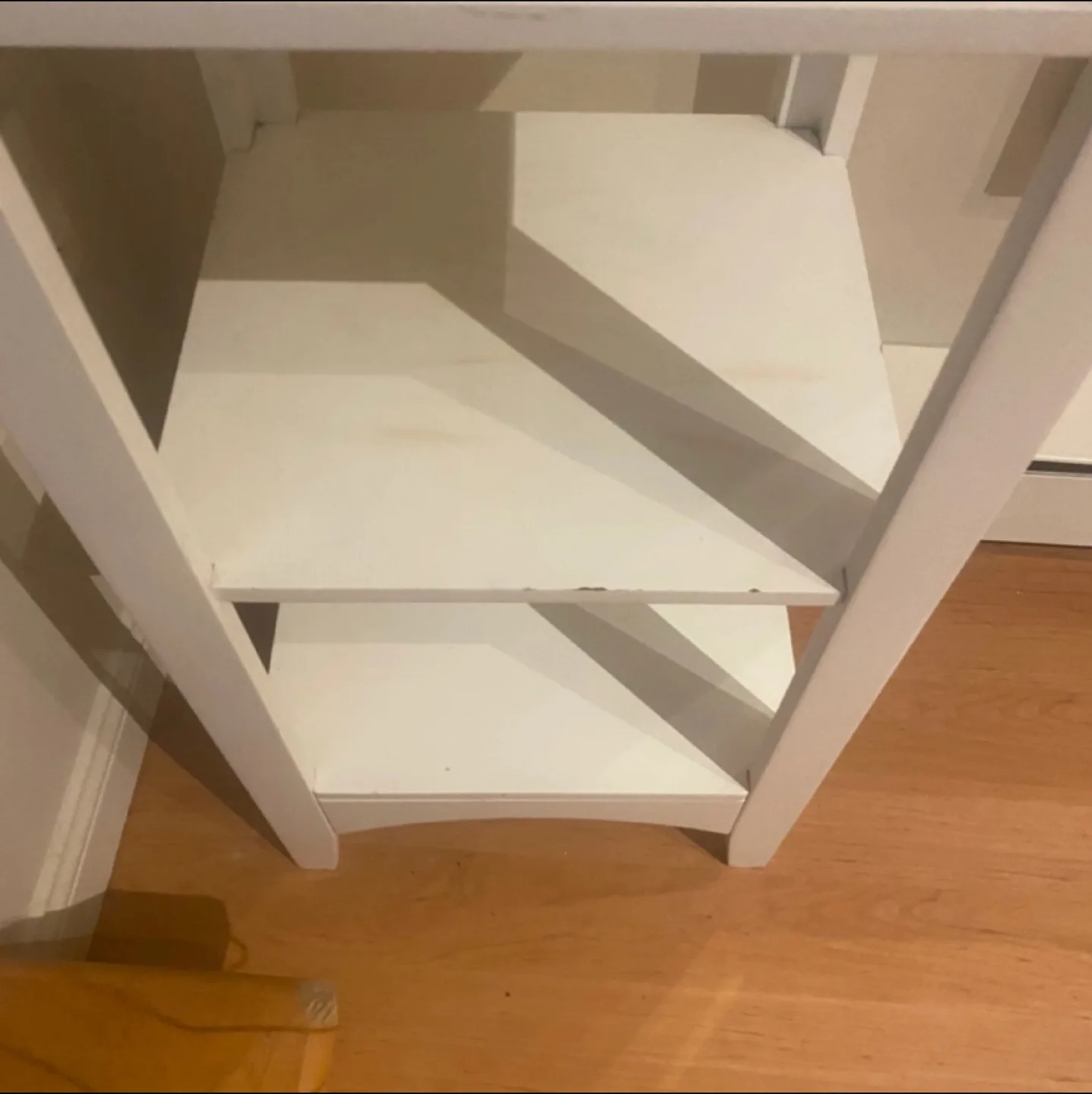 ‼️ Last day Saturday ‼️ White wooden 5-shelf unit ~60” height image indicator(3)