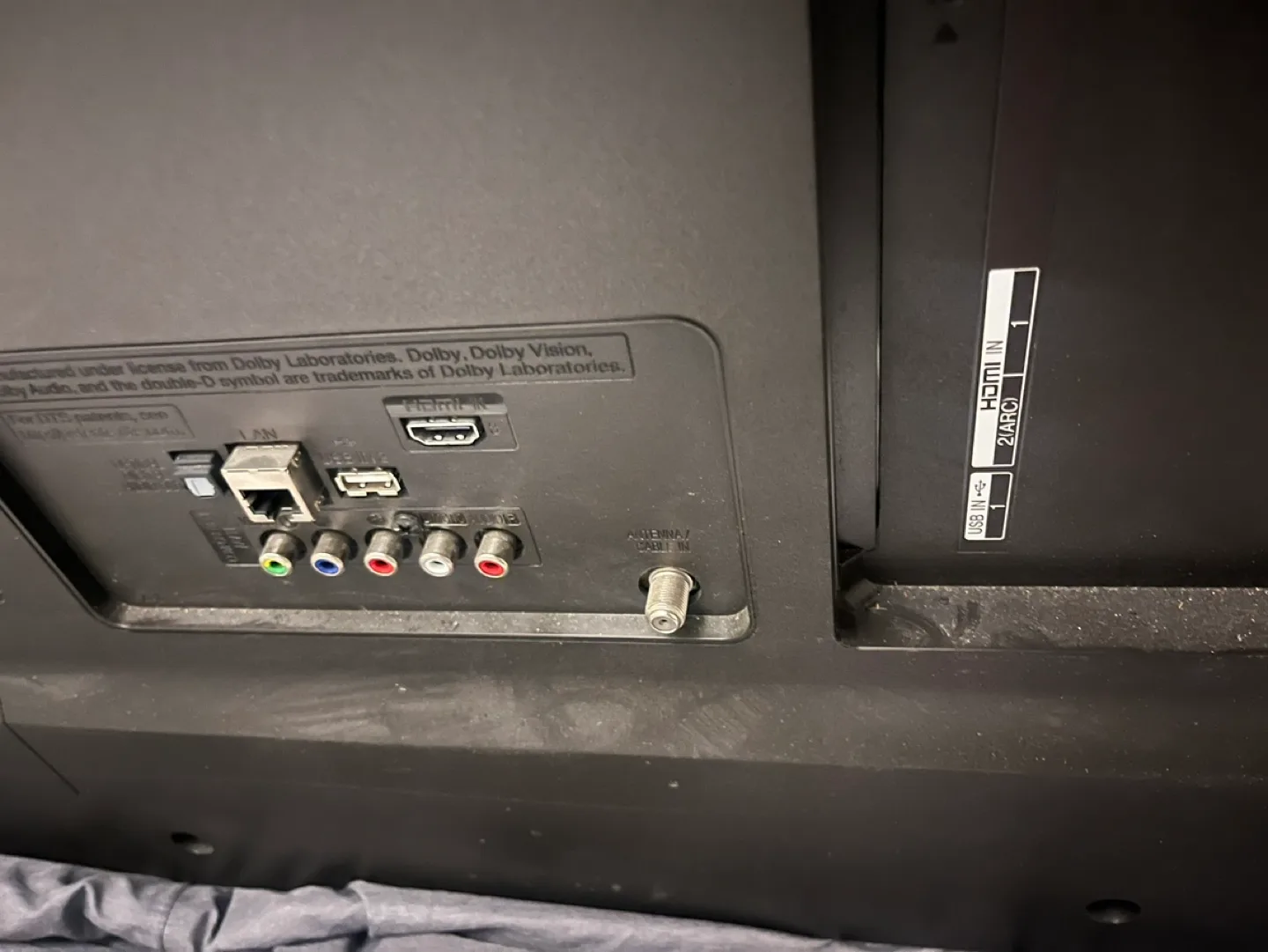 LG 65” 4K smart tv and wall mount image indicator(6)