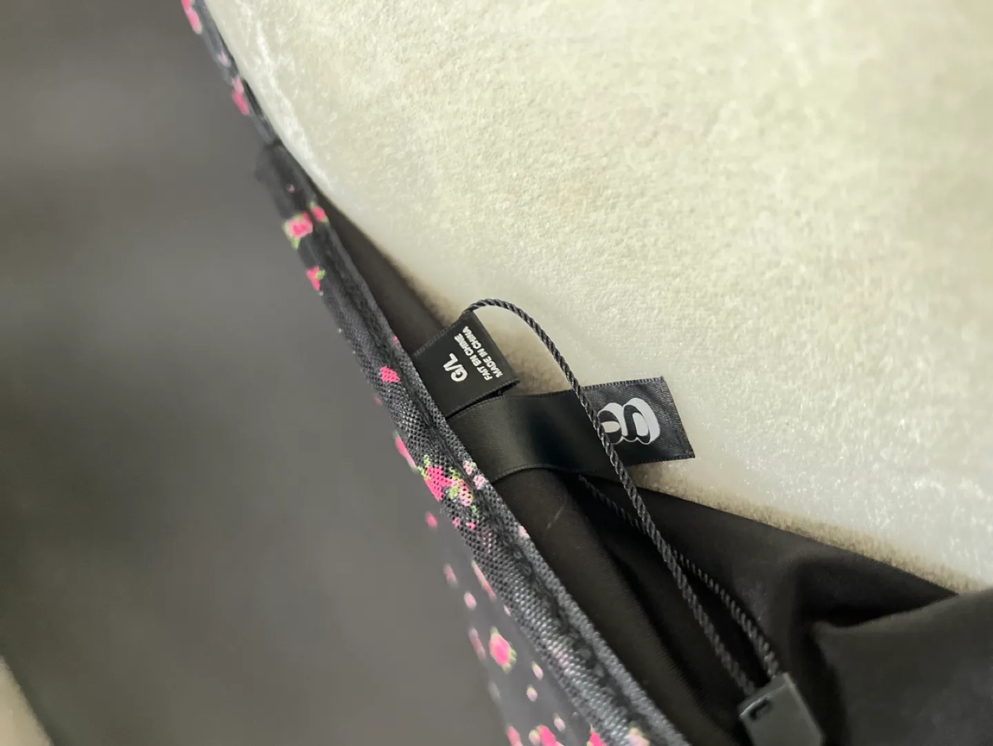 Black Floral Slip Dress with Lace Trim image indicator(8)