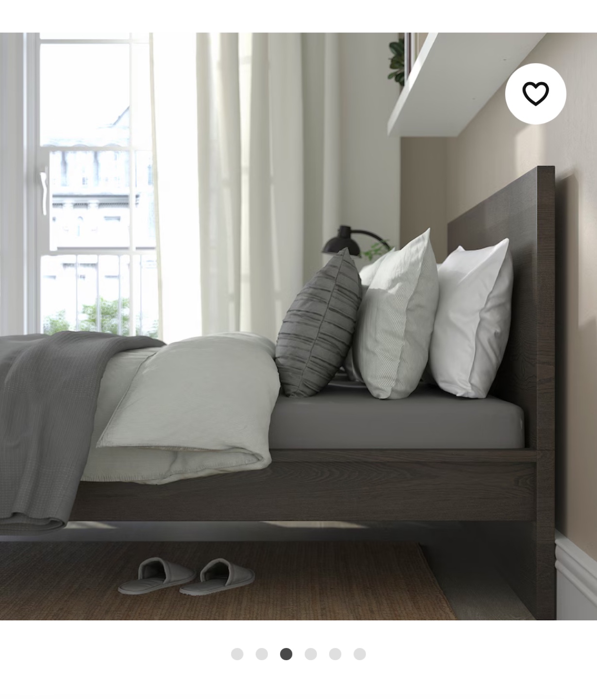IKEA MALM Dark Brown Queen Bed Frame - photo 5