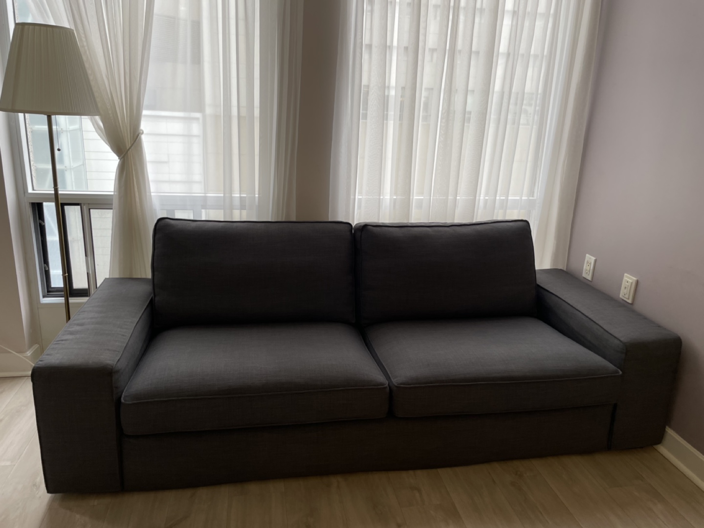 IKEA Kivik 3-seat sofa - dark grey