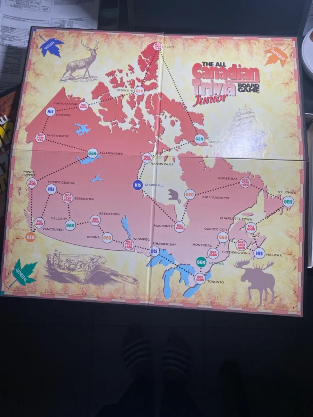 The All Canadian Trivia Junior Board Game image indicator(2)