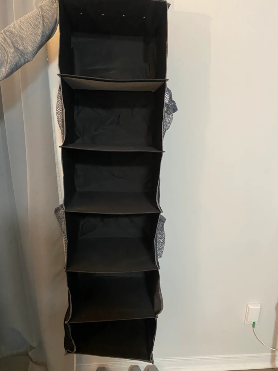 Hanging Closet Organizer- dark gray/ white image indicator(2)