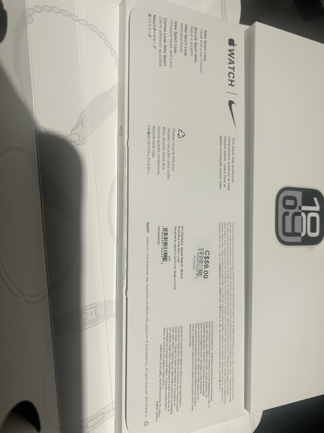 Apple Watch Series 10 - 46mm - Nike blue band - photo 2