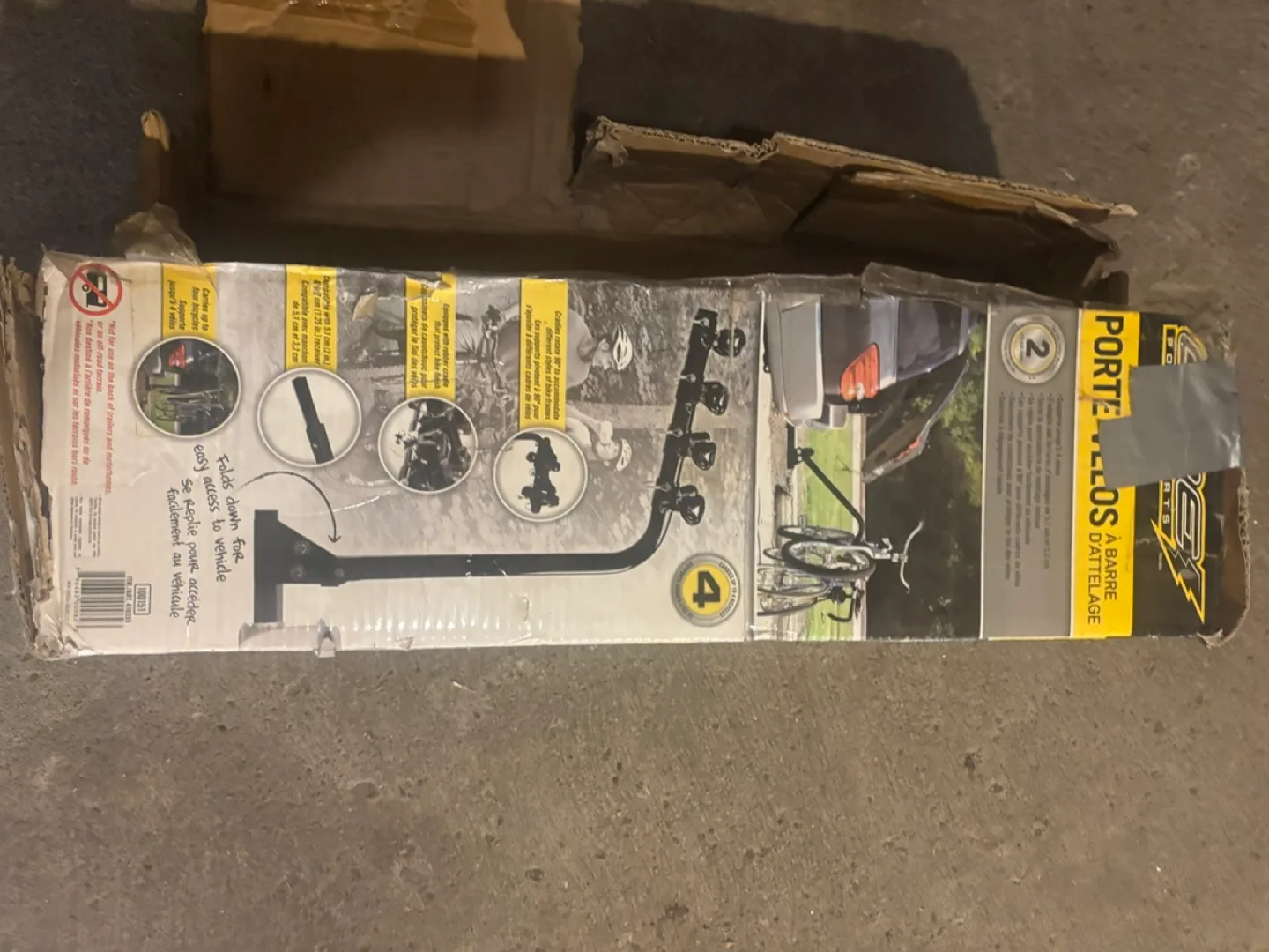 GPC Power Sports 4-Bike Hitch Mount Carrier image indicator(5)