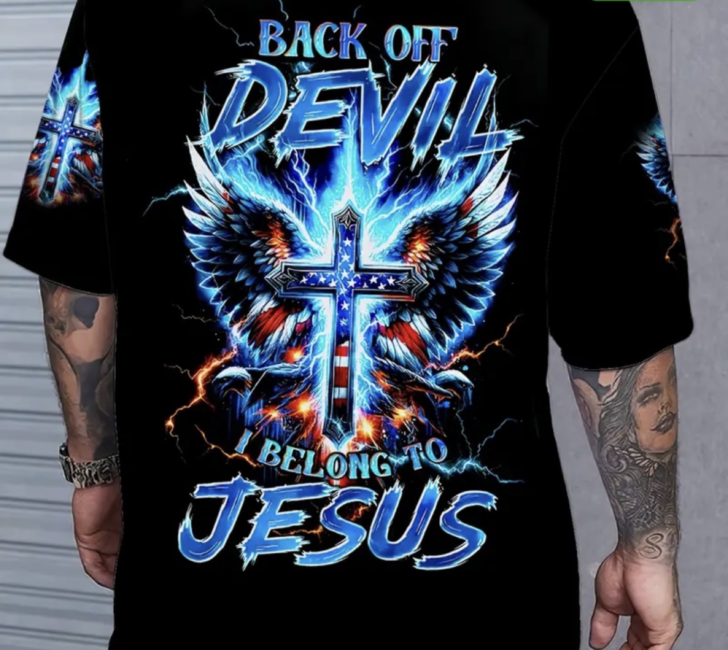 Men's 9XL Graphic T-Shirt - Religious & Grim Reaper Designs - photo 4