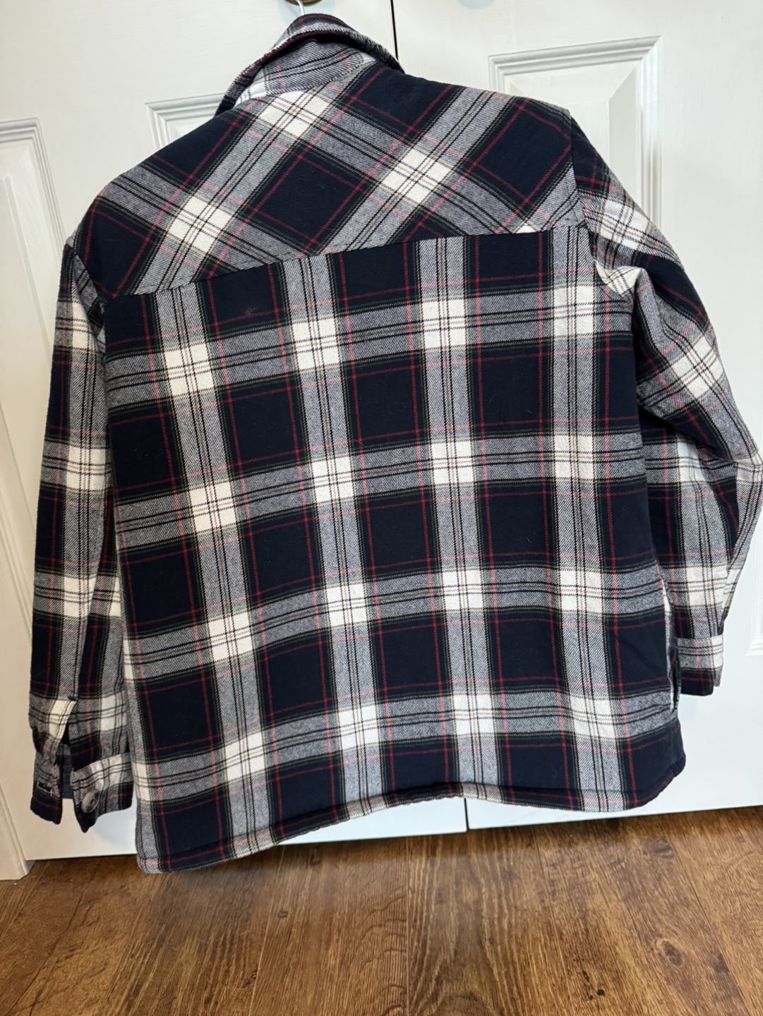 Lucky Brand Sherpa Lined Flannel Shirt Jacket Size Small/Petite - photo 4