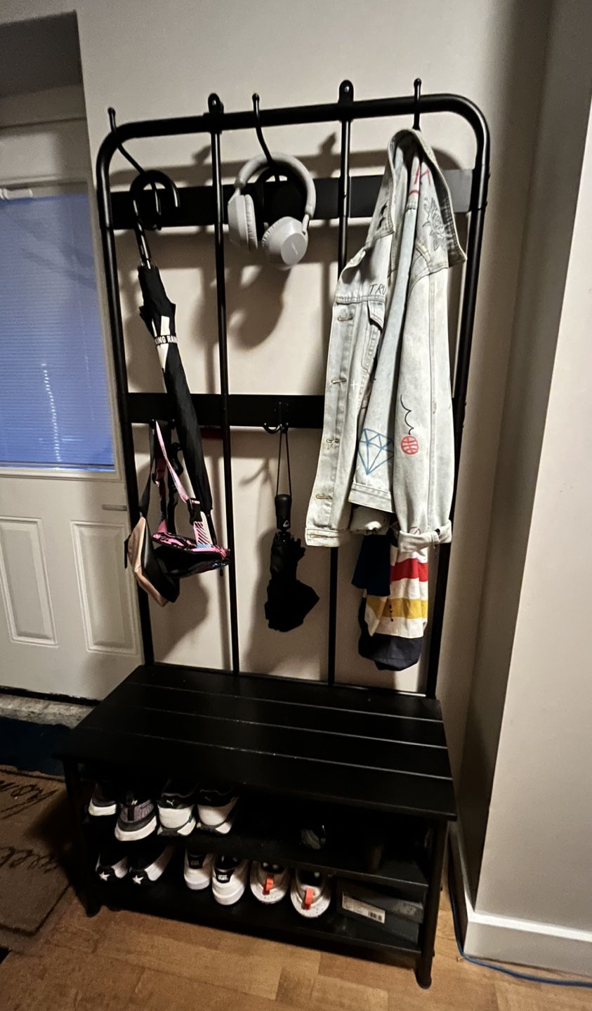 IKEA Hallway Coat Rack with Shoe Storage - photo 2