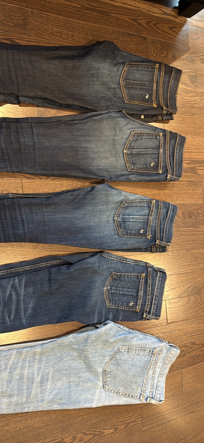 Five pairs of Rag & Bone jeans