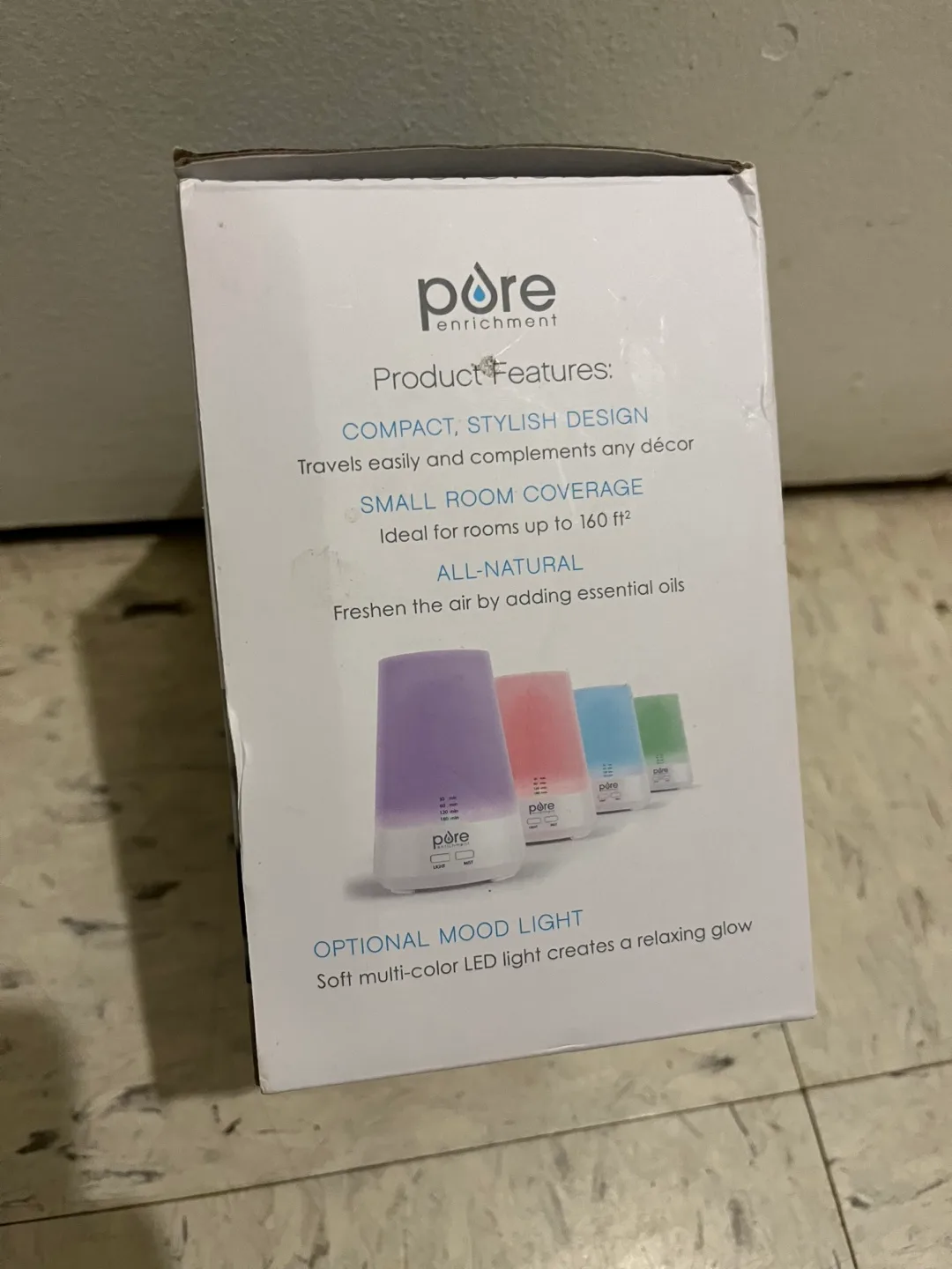 Aromatherapy Oil Diffuser with lights brand new image indicator(3)