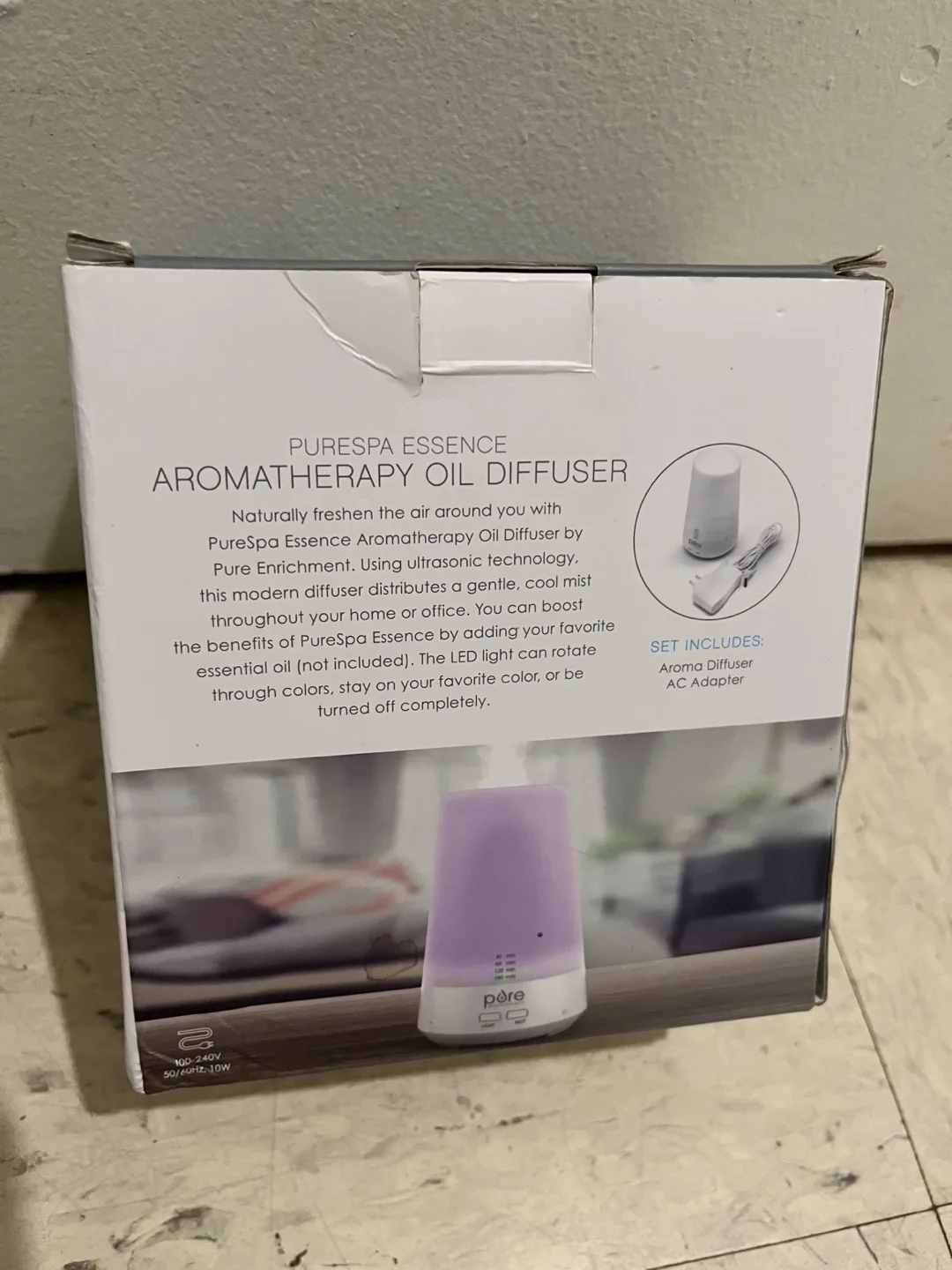 Aromatherapy Oil Diffuser with lights brand new image indicator(2)