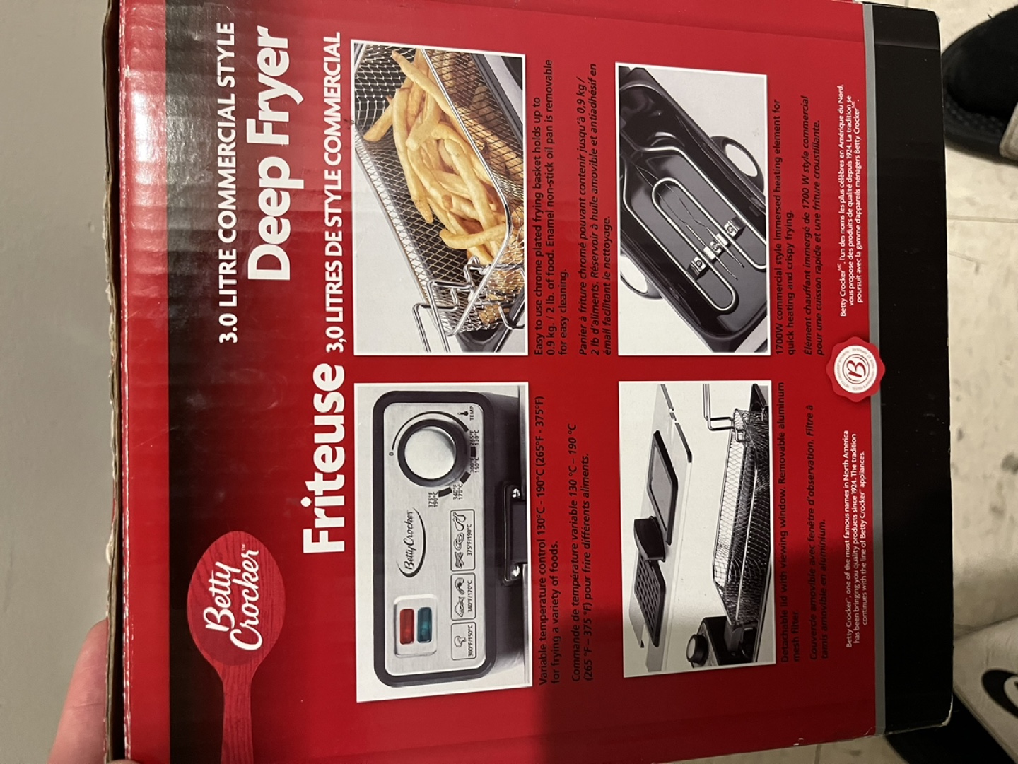 3L deep fryer Commercial Style brand new - photo 4