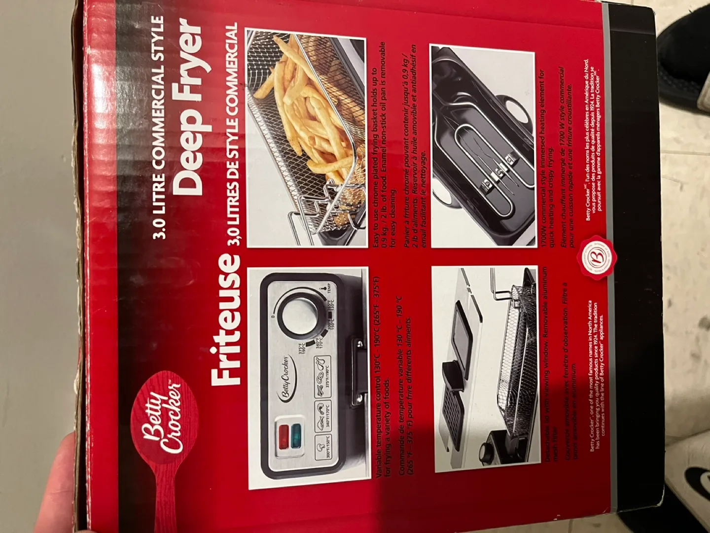 3L deep fryer Commercial Style brand new image indicator(4)
