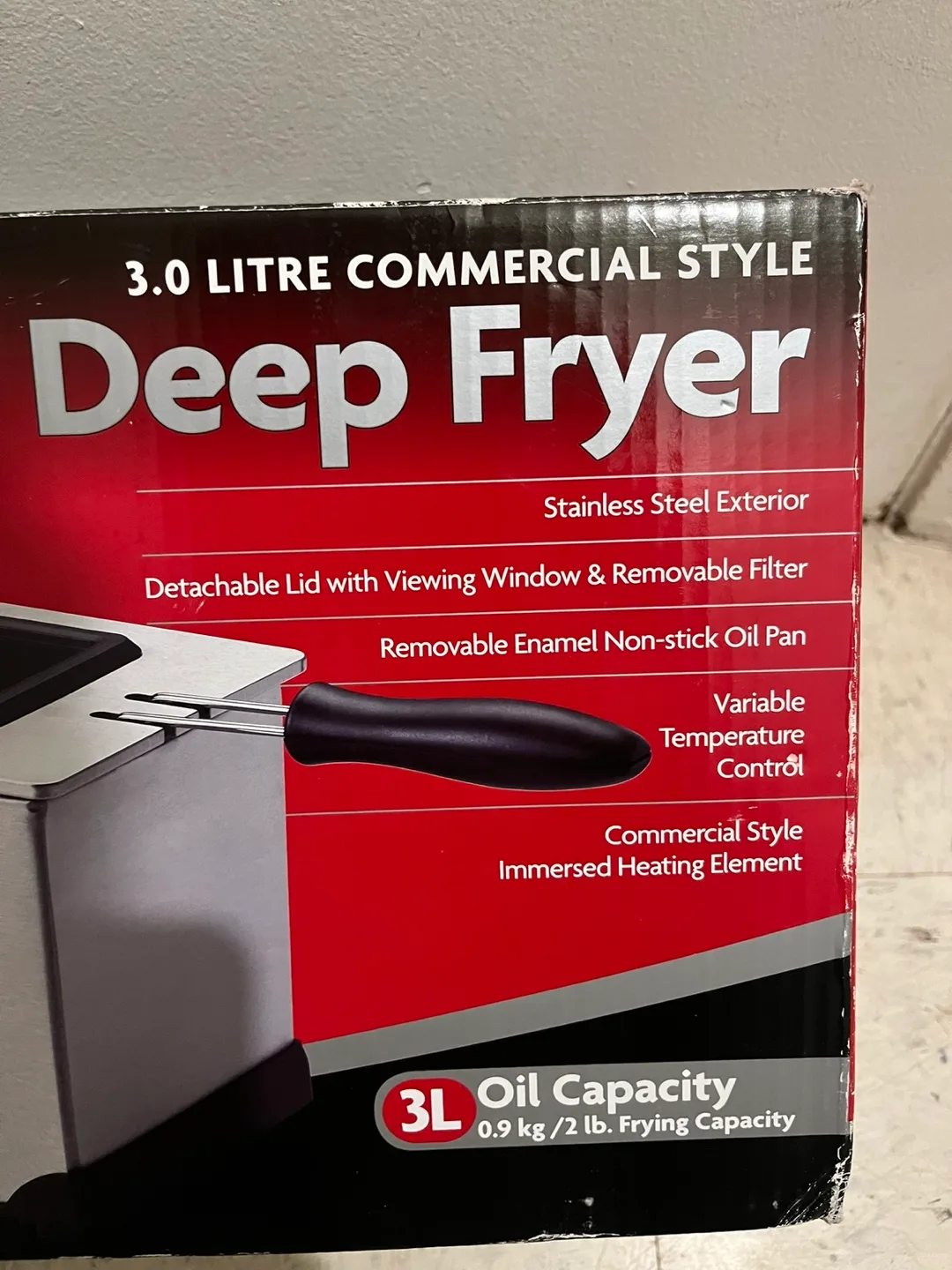 3L deep fryer Commercial Style brand new image indicator(2)